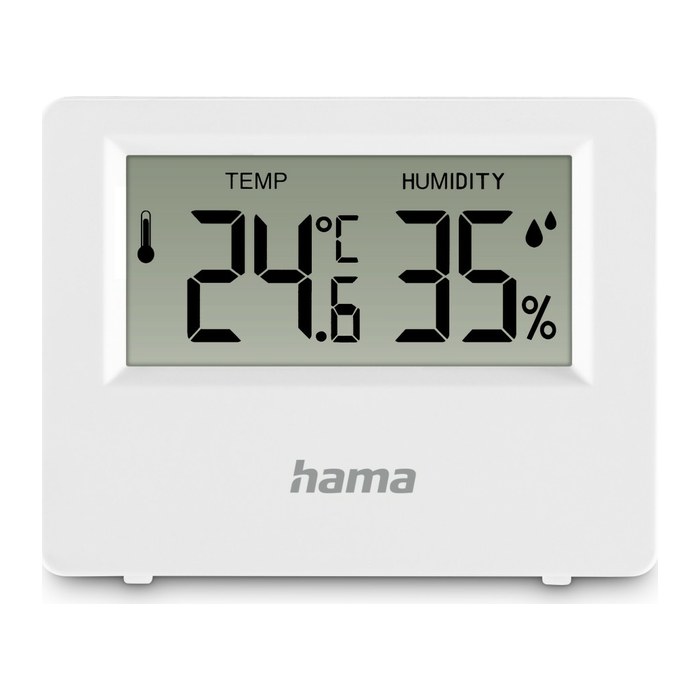 hama Ebro Thermo-Hygrometer weiß, 1 St.