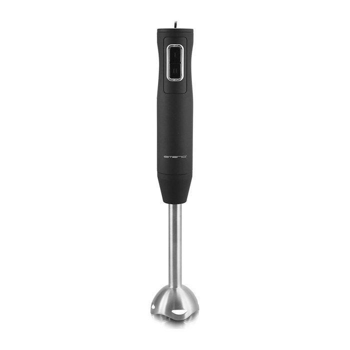 Emerio Stabmixer,gummiert,Edelstahlstab,2 Geschwindigkeiten