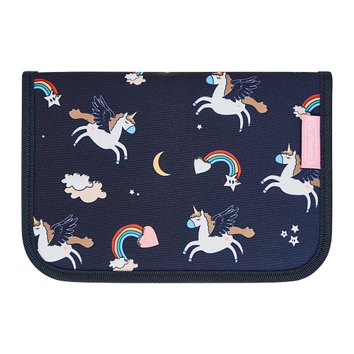 herlitz Federmäppchen befüllt Dreamy Unicorn Motiv 19-teilig, 20,5 x 14,0 cm