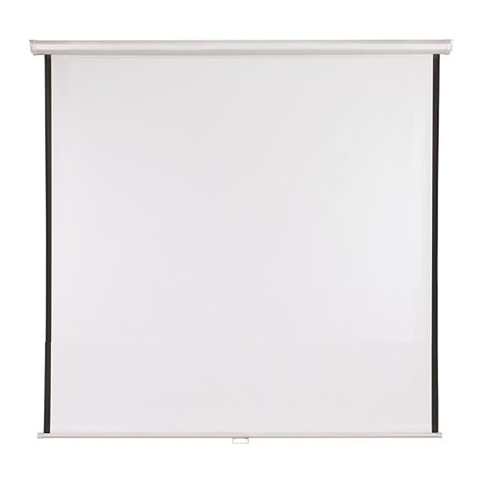 FRANKEN Rolloleinwand X-tra!Line 1:1, 200 x 200 cm Projektionsfläche