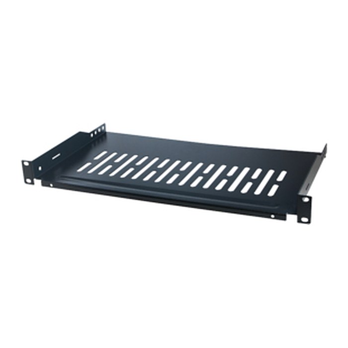 Logilink 19"Fachboden Befestigung nur vorne T=250mm, schwarz