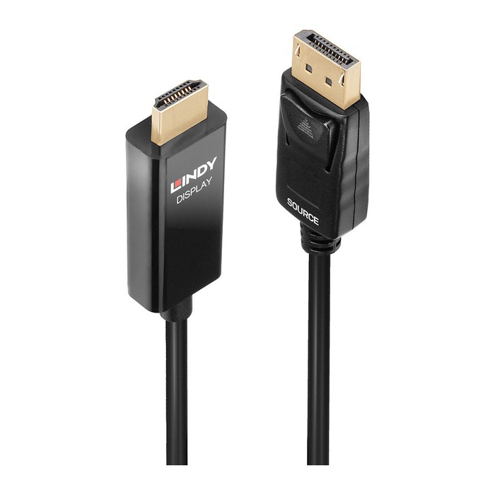 LINDY DisplayPort an HDMI Adapterkabel mit HDR 1m
