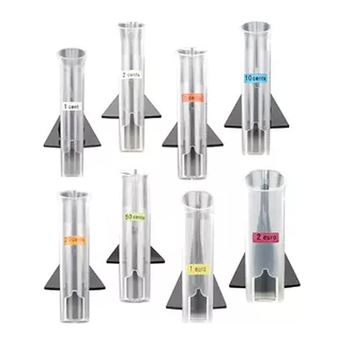 Olympia Plastikröhrchen-Set für CC 202 8 Stück transp.
