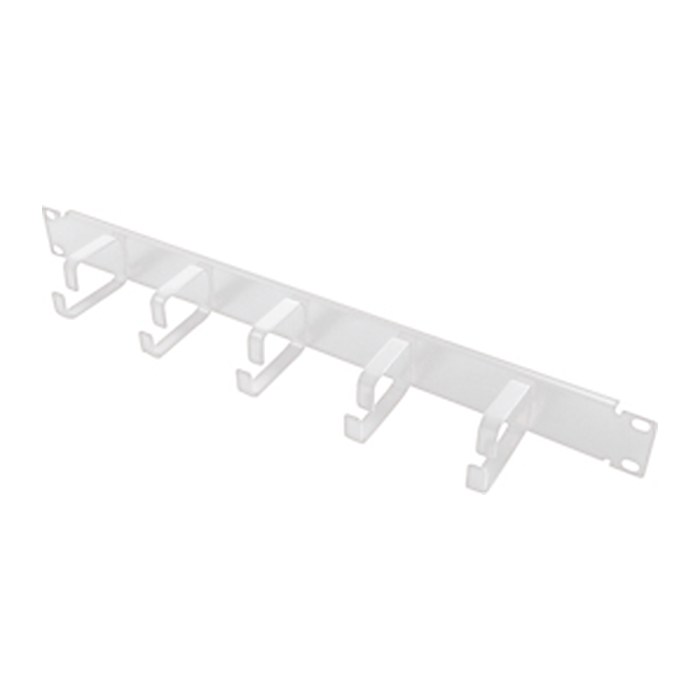 Logilink Kabelführungspanel 19" 1HE, 5 Stahlbügel, grau