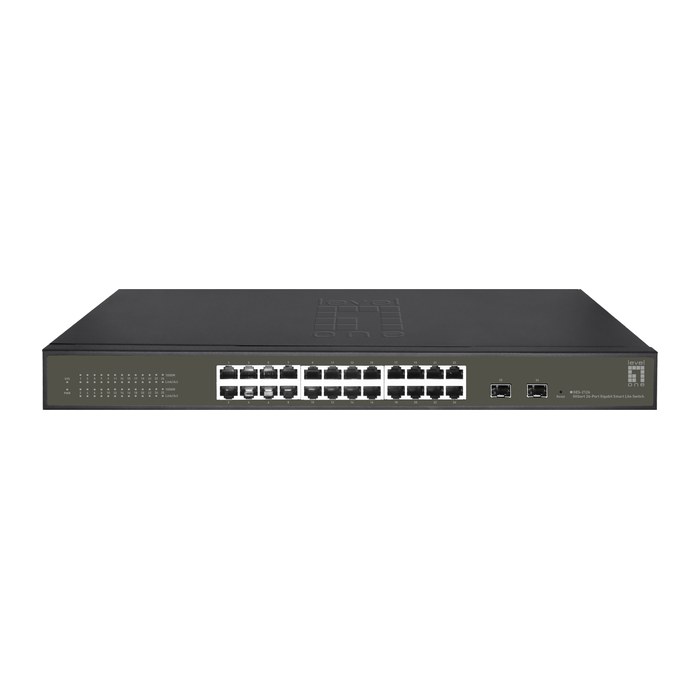 LevelOne Switch 24xGE/2xSFP 19" Hilbert SL