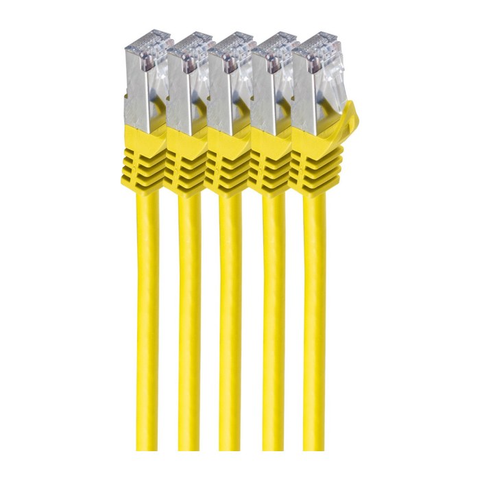 Shiverpeaks RJ45 Patchkabel S/FTP, Cat7 VE5, 1m gelb