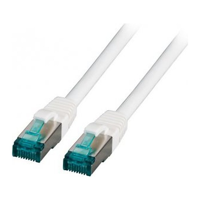 EFB RJ45 Patchkabel S/FTP Cat.6A LSZH 0.25m weiß