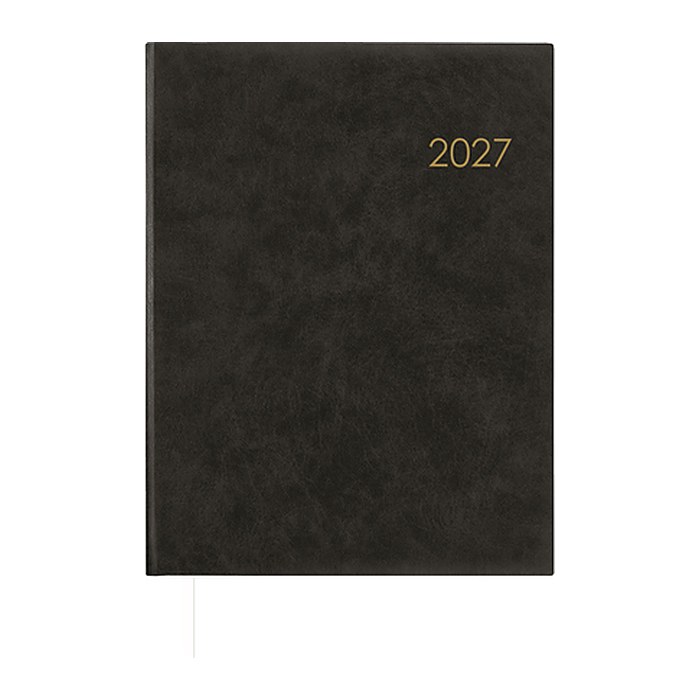 ZETTLER KALENDER Buchkalender Wochenbuch 2027 anthrazit, 1 St.
