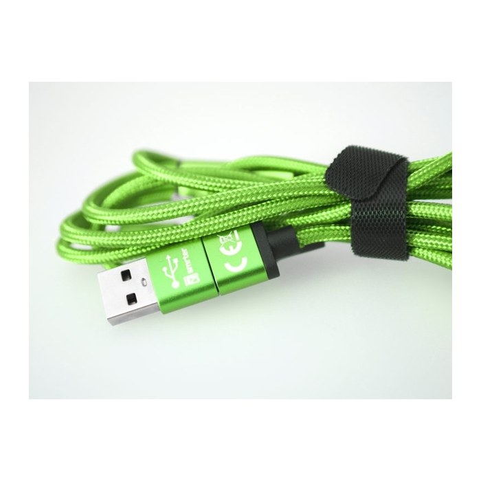 smrter Hydra ULTRA 5in1 Nylon-Ladekabel, 120cm, green retail