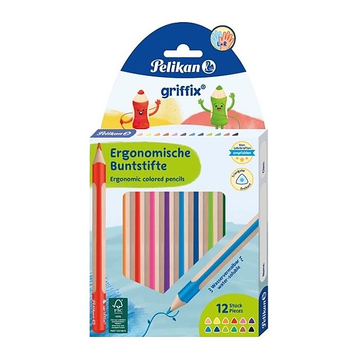 Pelikan griffix® Buntstifte farbsortiert, 12 St.