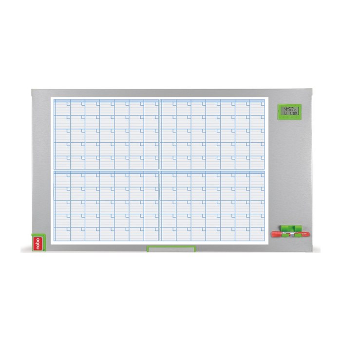 nobo Performance Plus Monatsplaner, blanko 104,0 x 60,0 cm