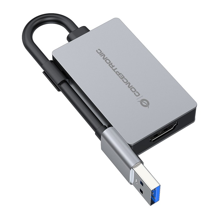 CONCEPTRONIC Adapter USB-A3.2->HDMI1.4 1080/60Hz 0.16m gr