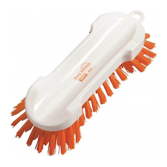 haug® bürsten Reinigungsbürste ANTI BAC weiß, orange Kunststoff, 1 St.