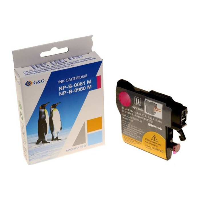 G&G Patrone Brother LC-980M/LC-1100M/LC-1100HM XXL- Magenta