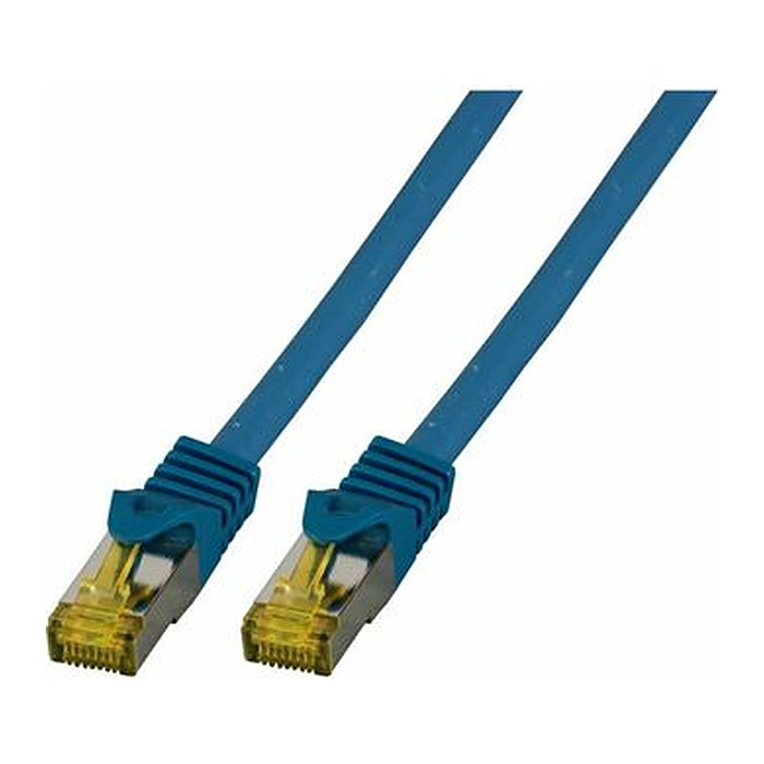 EFB RJ45 Patchk. Cat.6a S/FTP LSZH Cat.7 Rohk. 0.15m blau