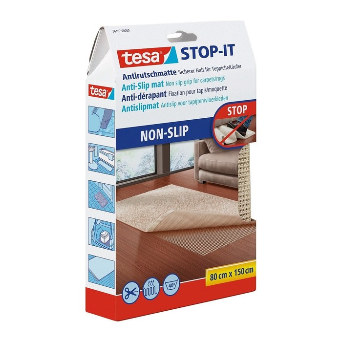 tesa Anti-Rutschmatte STOP-IT NON-SLIP beige 0,8 x 1,5 m