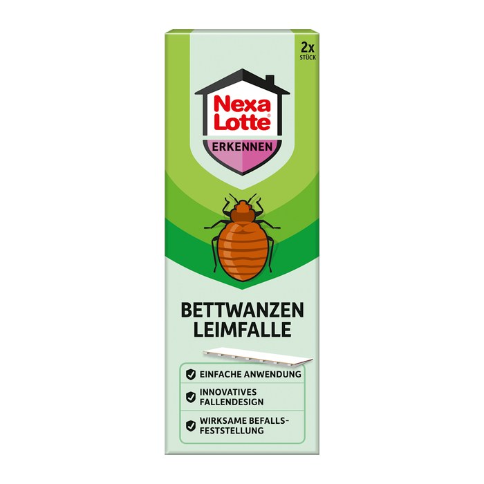 Nexa Lotte® Bettwanzen-Klebefallen weiß, 2 St.