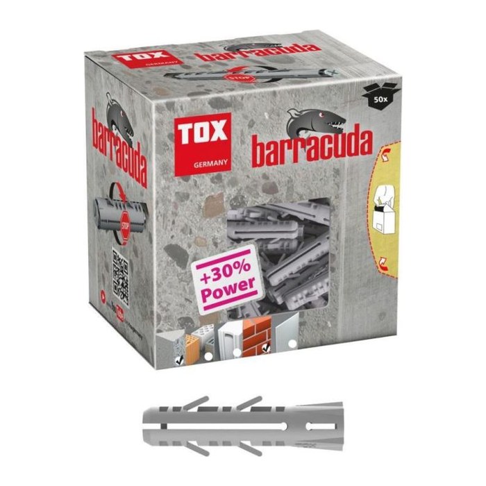 TOX BARRACUDA 013100081 Spreizdübel Ø 10 mm x 50 mm, 50 St.