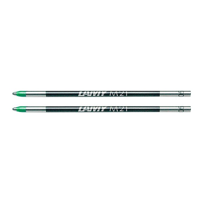 LAMY M 21 Kugelschreiberminen M grün, 2 St.
