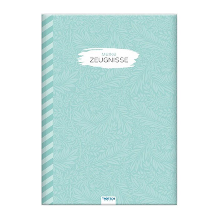 TRÖTSCH VERLAG Zeugnismappe DIN A4, 10 Hüllen Floral, 1 St.