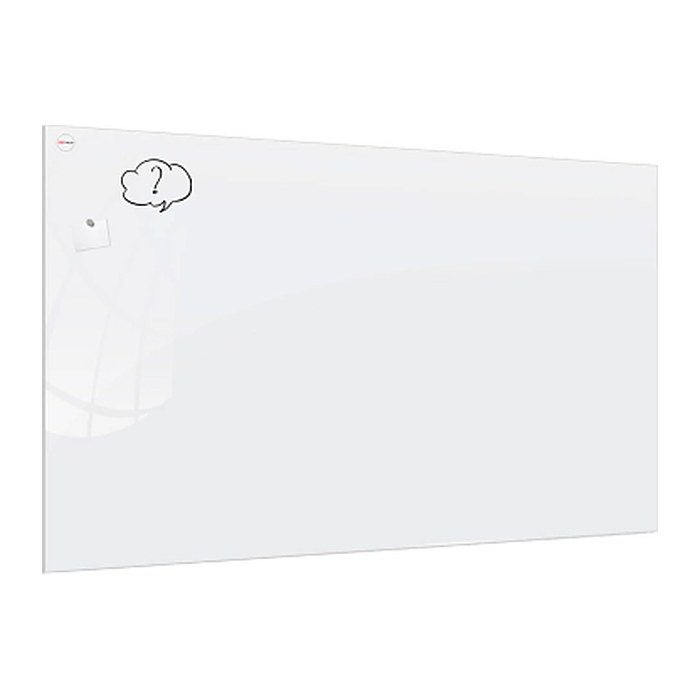 ALLboards Glas-Magnettafel Premium 200,0 x 100,0 cm perlweiß