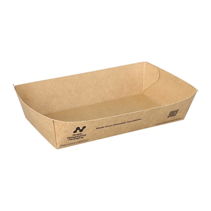 conpax Pappschalen NOTPLA braun 17,0 x 10,5 cm, 90 St.