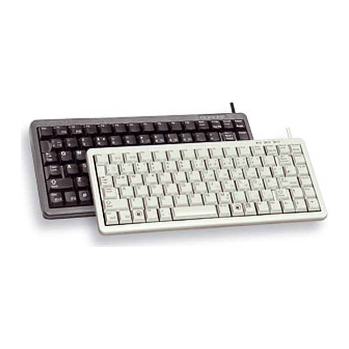 CHERRY ML4100 Tastatur Wired US MX schwarz TKL 75% hellgrau