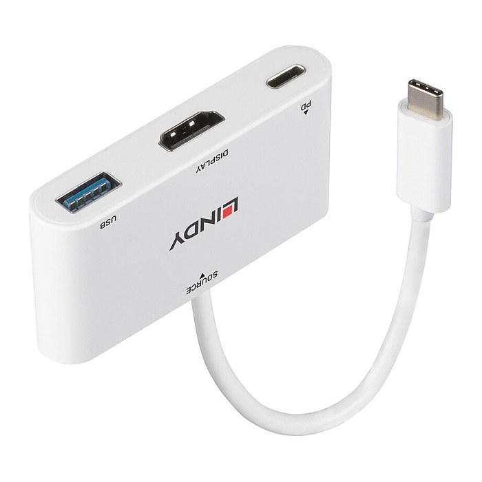 LINDY USB 3.1 Typ C auf HDMI Konverter mit PD