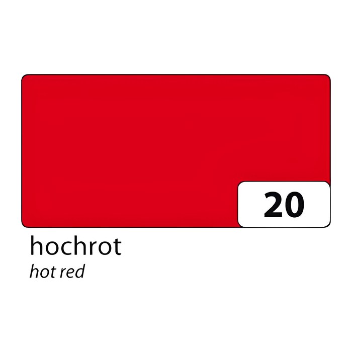 folia Bastelfilz hochrot 10 Bogen