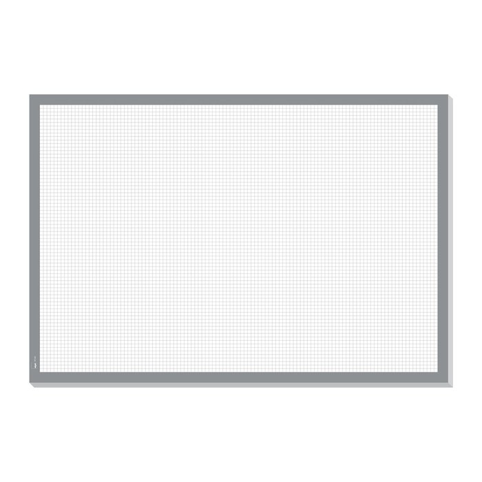 SIGEL Schreibtischunterlage Squared A2 weiß/grau Papier 59,5 x 41,0 cm, 30 Blatt