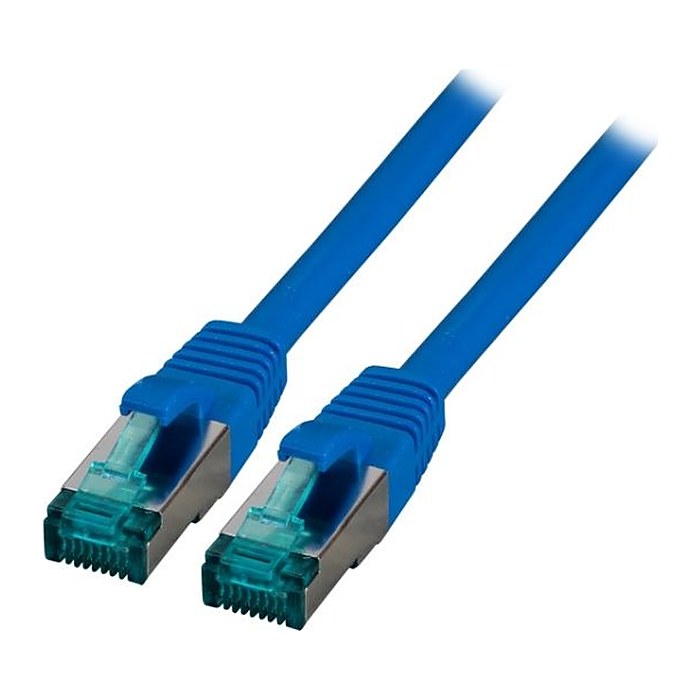 EFB RJ45 Patchkabel S/FTP Cat.6A LSZH 30.00m blau
