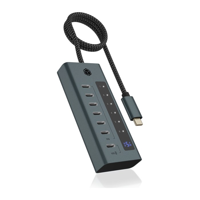 ICY BOX USB-C Hub 7 Port USB 3.2 Gen 2 IB-HUB1457-C31 retail