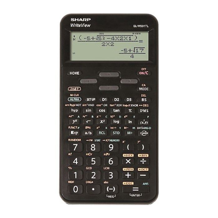 SHARP EL-W531TL Wissenschaftlicher Taschenrechner schwarz