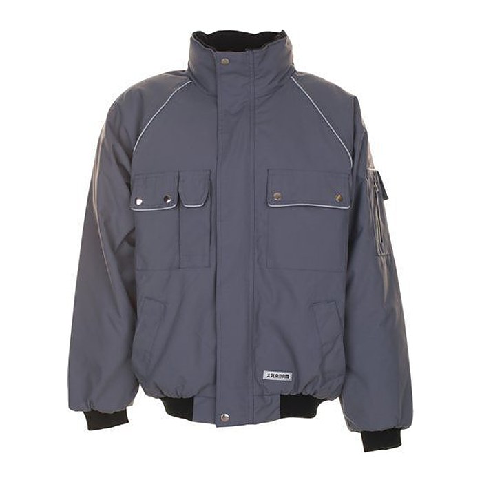 PLANAM® unisex Arbeitsjacke CANVAS 320 grau, schwarz Größe XL