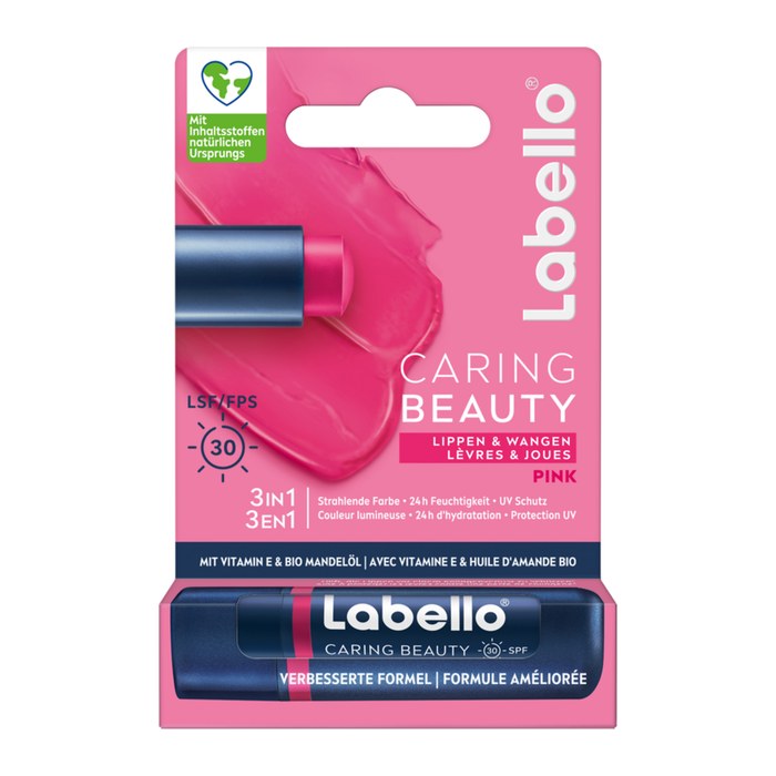 Labello CARING BEAUTY PINK LSF 30 Lippenpflege 4,8 g