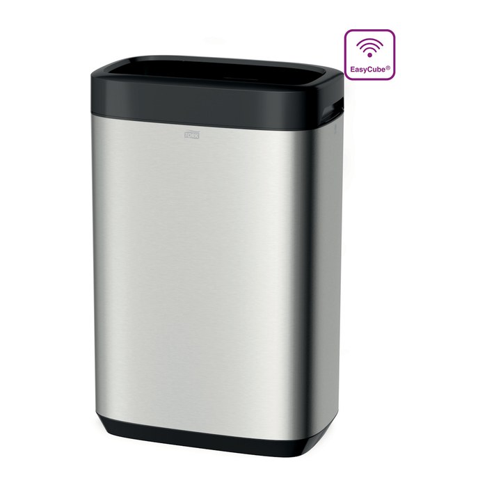 TORK B1 Mülleimer 50,0 l silber, schwarz, 1 St.