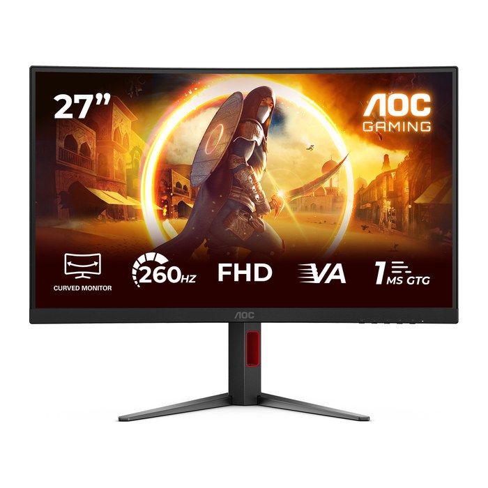 AOC 68,6cm (27") C27G4Z2 16:09 2xHDMI+DP Curved black/red