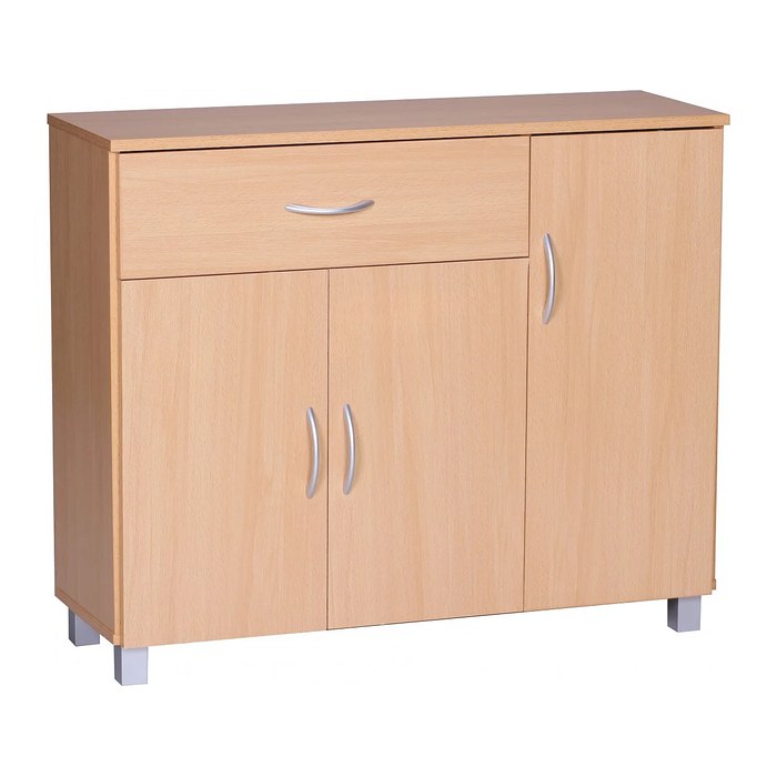WOHNLING Kommode, WL1.333 buche 90,0 x 30,0 x 75,0 cm, 1 St.