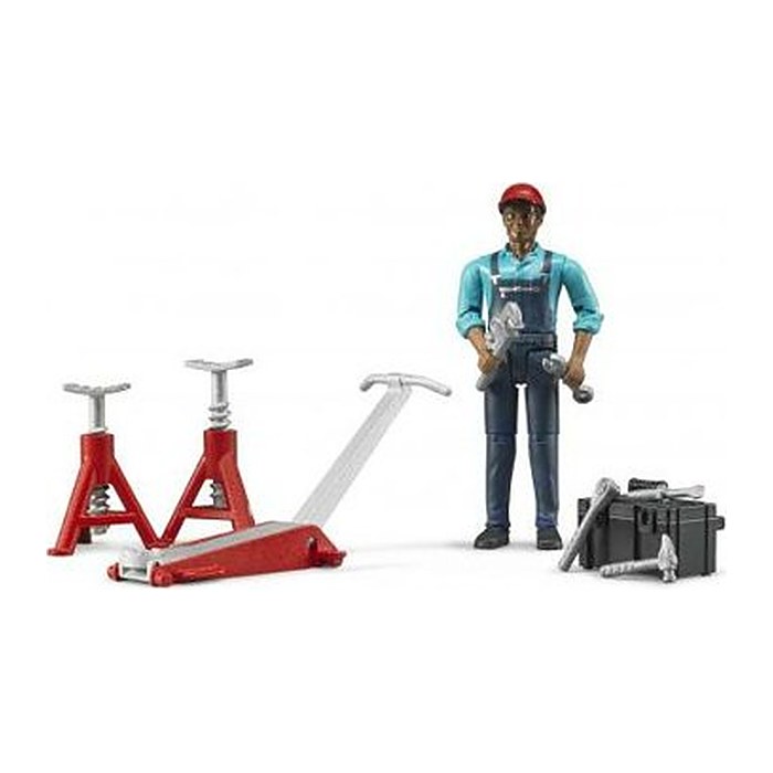 bruder bworld 62100 Werkstatt Spielfiguren-Set
