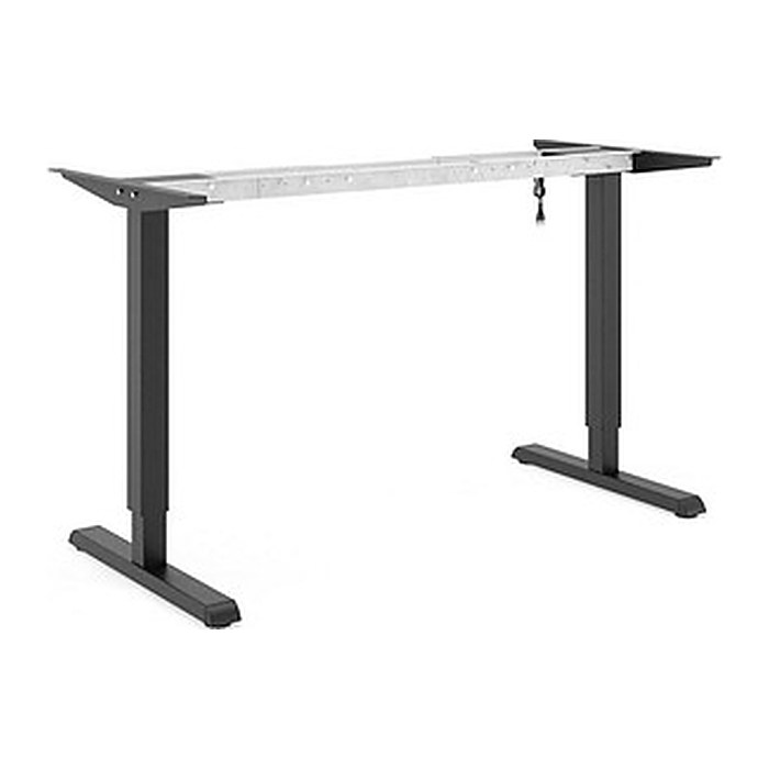 actiforce Steelforce Pro 300 Slim elektrisch höhenverstellbares Schreibtischgestell schwarz ohne Tischplatte, T-Fuß-Gestell schwarz 101,0 - 151,0 x 60,0 cm