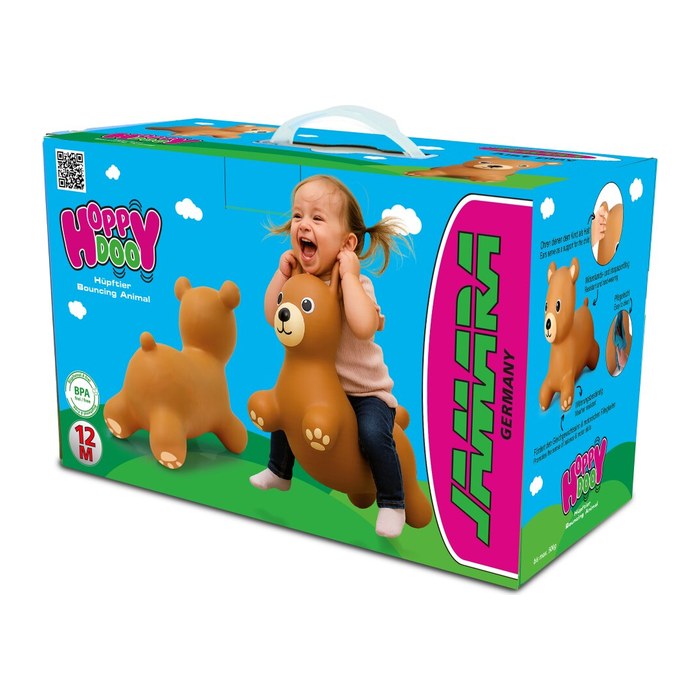 Jamara Hüpftier Bär mit Pumpe