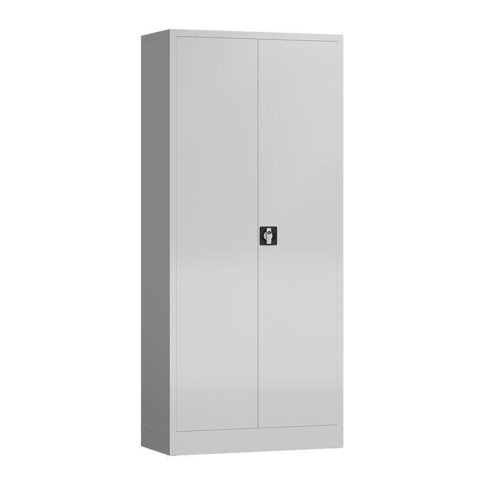 ClassiX Putzmittelschrank X-545520 lichtgrau 4 Fachböden 80,0 x 38,0 x 180,0 cm, aufgebaut, 1 St.