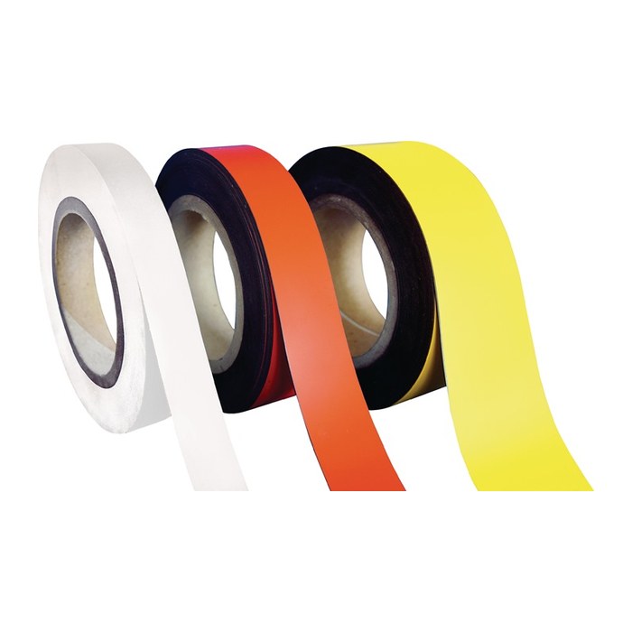 EICHNER Magnetbänder rot 3,0 cm x 10,0 m, 2 Rollen