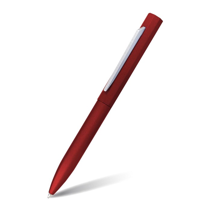 ONLINE® Kugelschreiber Octopen rot matt, Schreibfarbe: blau, 1 St.