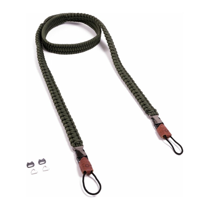 C-ROPE Kameragurt Traveler aus Paracord 140cm Military Olive retail