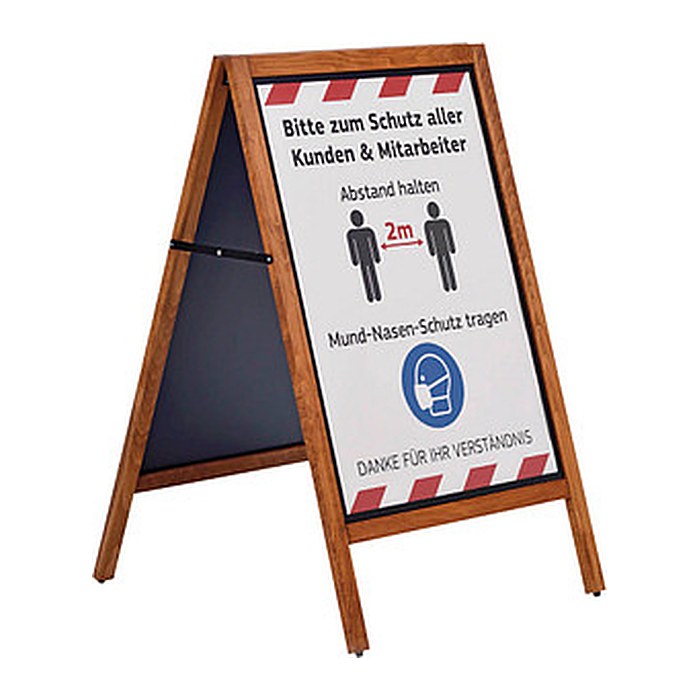 update displays Kundenstopper MULTI braun DIN A1 70,4 x 56,5 x 111,4 cm, 1 St.