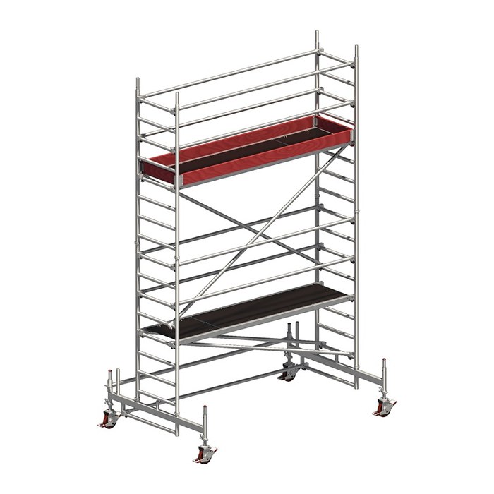 Layher Gerüst 1401 Uni Standard P2 max. Arbeitshöhe 5,35 m