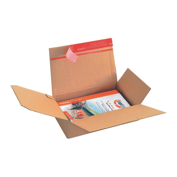 ColomPac® Versandkartons Blitzbodenkartons 23,5 x 17,0 x 6,0 cm, 10 St.