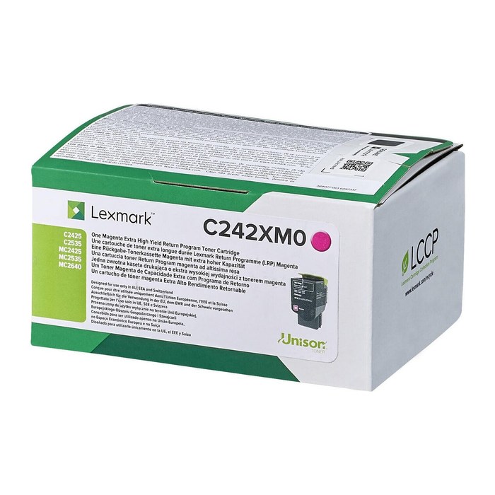 Lexmark C242XM0 magenta Toner
