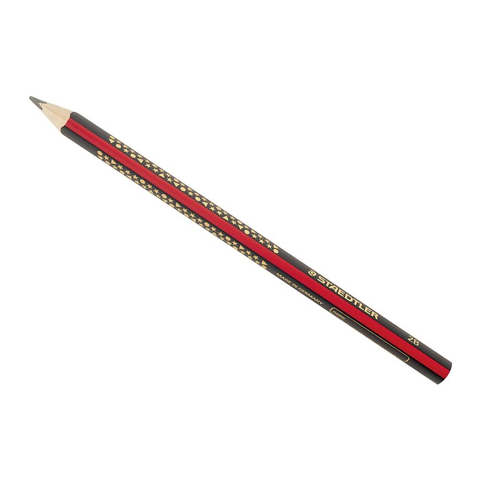STAEDTLER Noris Jumbo 1285 Schreiblernstift Bleistift HB schwarz/rot, 1 St.